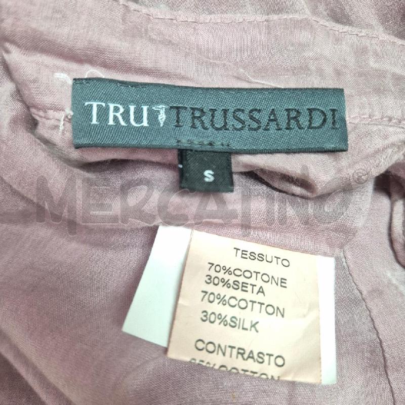 TOP TRUSSARDI ROSA PAILLETTES ROUCHES | Mercatino dell'Usato Cervia 5