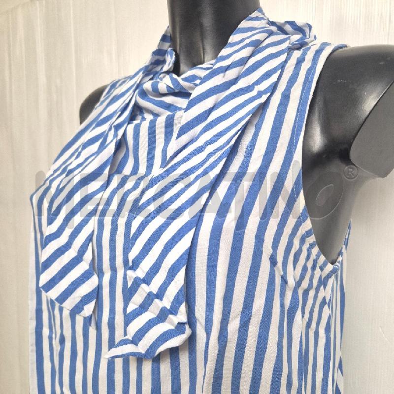 TOP TWIN SET BIANCA AZZURRA RIGHE | Mercatino dell'Usato Cervia 2