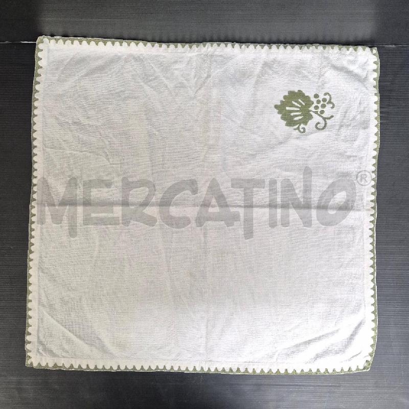 TOVAGLIA RETTANGOLE STAMPA ROMAGNOLA VERDE+5 TOVAGLIOLI | Mercatino dell'Usato Cervia 5