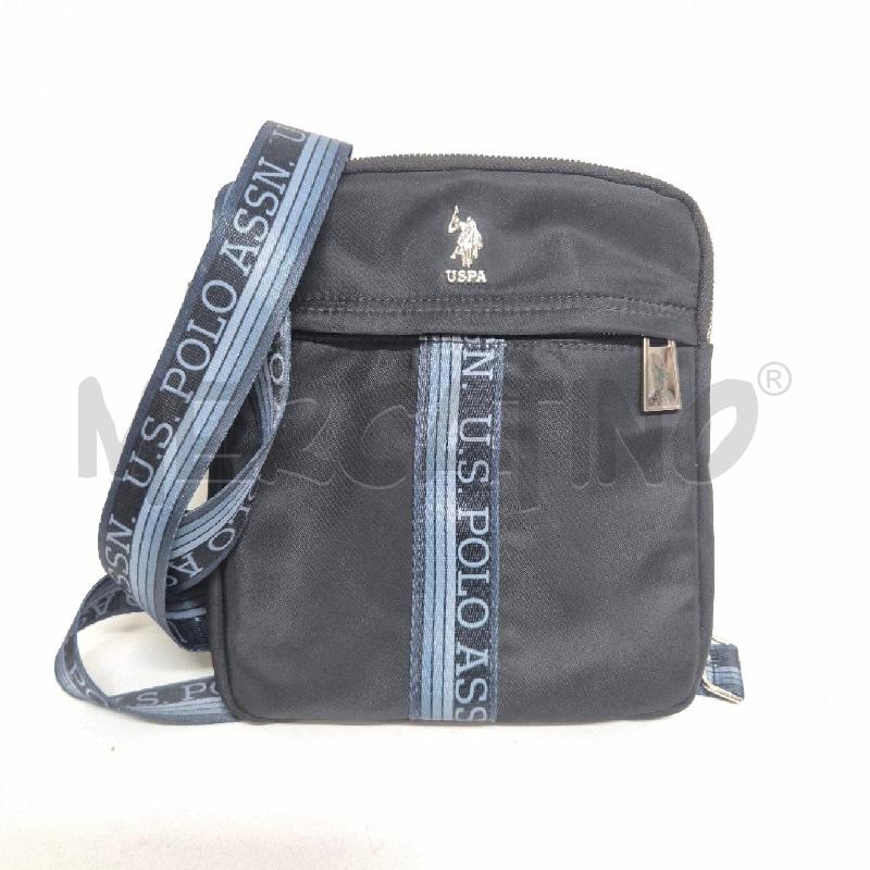 TRACOLLA POLO ASSN. NERA TRACOLLA A RIGHE GRIGIE | Mercatino dell'Usato Cervia 1