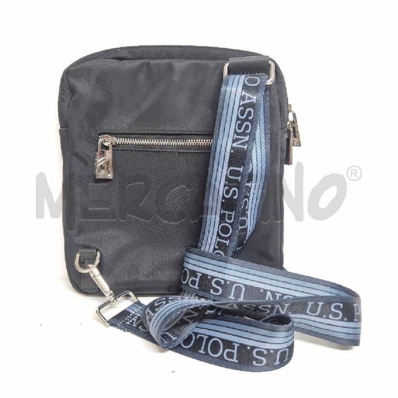 TRACOLLA POLO ASSN. NERA TRACOLLA A RIGHE GRIGIE | Mercatino dell'Usato Cervia 2