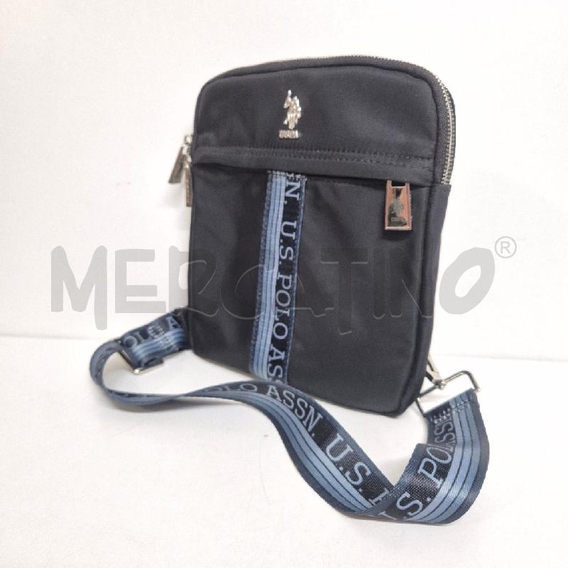TRACOLLA POLO ASSN. NERA TRACOLLA A RIGHE GRIGIE | Mercatino dell'Usato Cervia 3