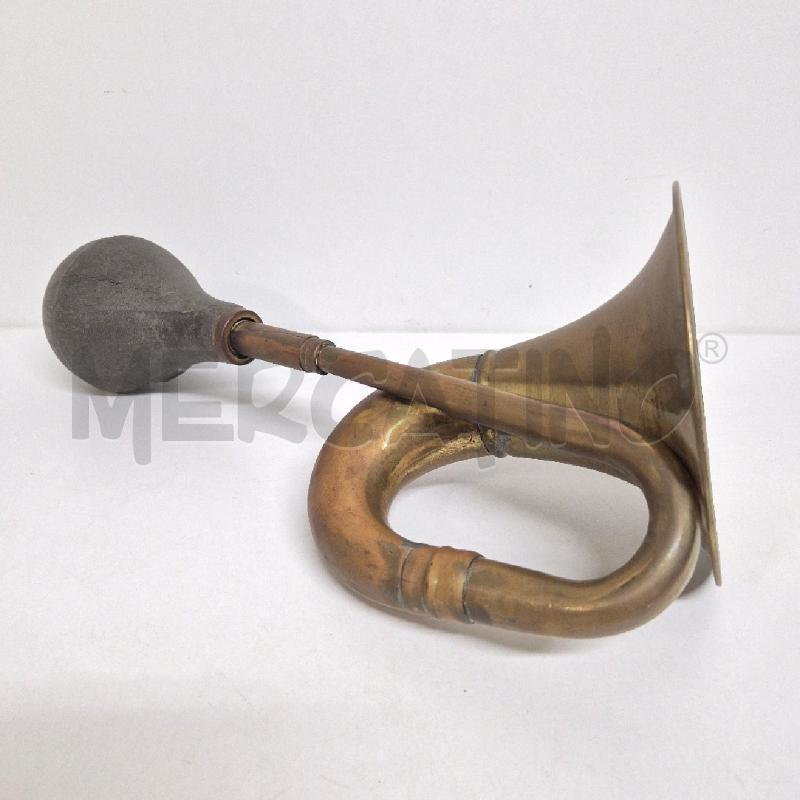 TROMBA CORNO CON POMPETTA IN OTTONE | Mercatino dell'Usato Cervia 1