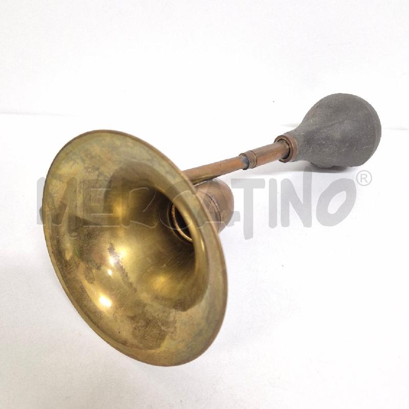 TROMBA CORNO CON POMPETTA IN OTTONE | Mercatino dell'Usato Cervia 3