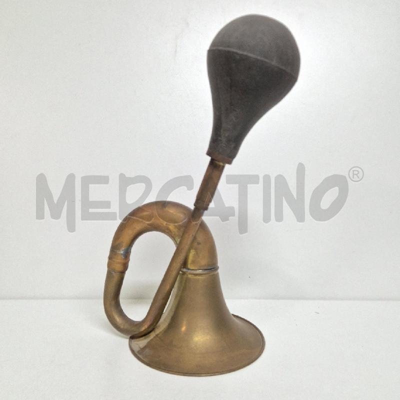 TROMBA CORNO CON POMPETTA IN OTTONE | Mercatino dell'Usato Cervia 4
