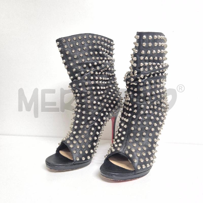 TRONCHETTO SPUNTATO CHRISTIAN LOUBOUTIN NERO BORCHIE | Mercatino dell'Usato Cervia 5