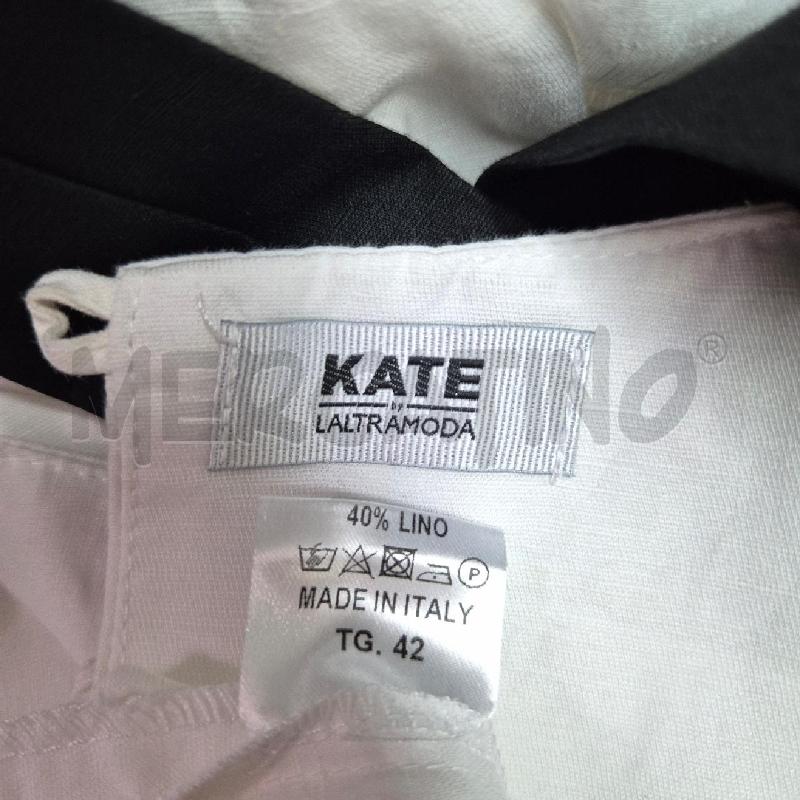 TUTA INTERA KATE LALTRAMODA BIANCA FIOCCHI NERI | Mercatino dell'Usato Cervia 5