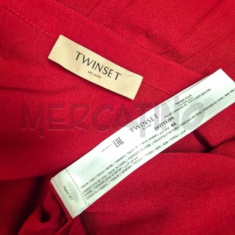 TUTA INTERA TWIN SET BORDEAUX PLISSET | Mercatino dell'Usato Cervia 5