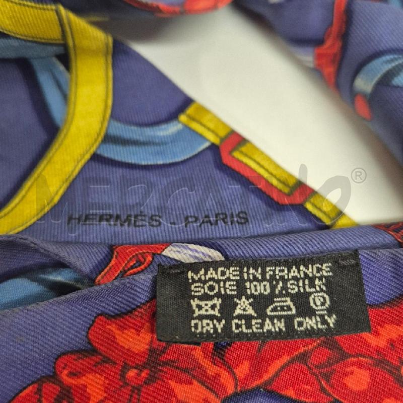 TWILLY HERMÈS BLU FANTASIA CINTURE  | Mercatino dell'Usato Cervia 5