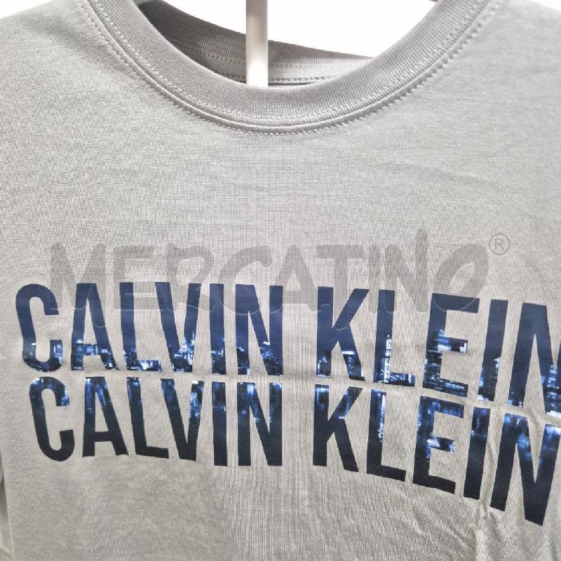 T SHIRT BAMBINO CK CALVIN KLEIN JEANS GRIGIA | Mercatino dell'Usato Cervia 2