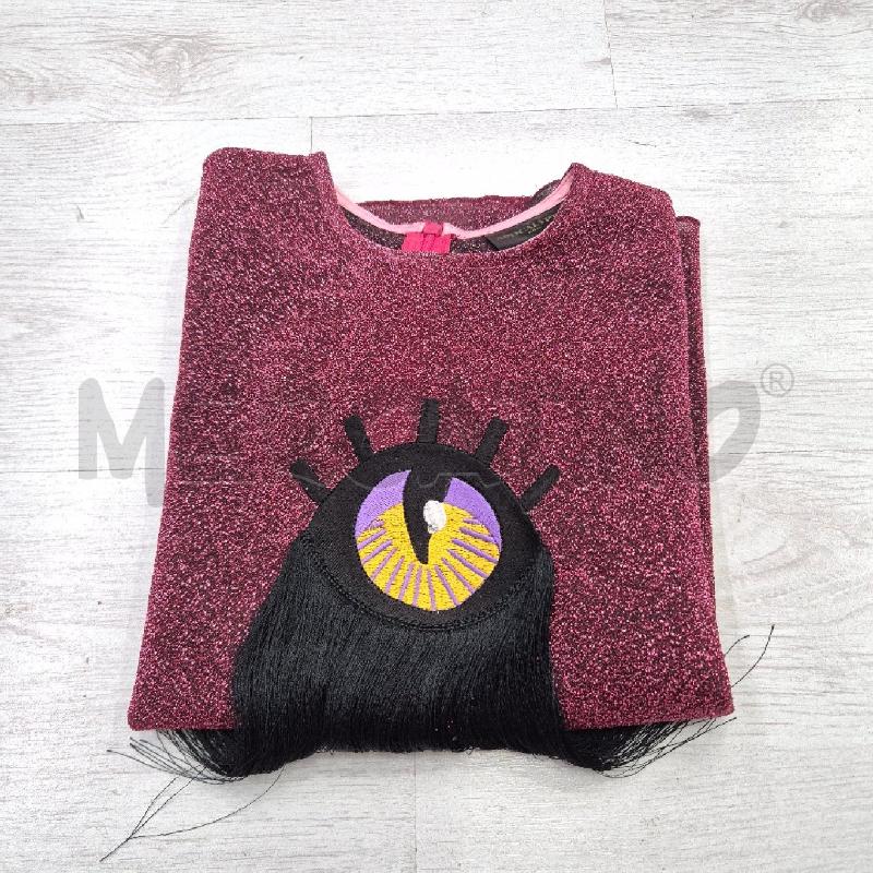T SHIRT BIMBA APOCALYPTO ROSA LUREX OCCHIO FRANGE | Mercatino dell'Usato Cervia 4