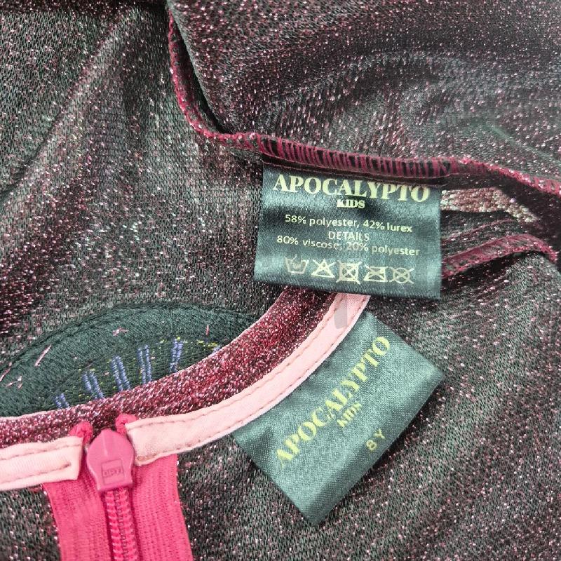 T SHIRT BIMBA APOCALYPTO ROSA LUREX OCCHIO FRANGE | Mercatino dell'Usato Cervia 5