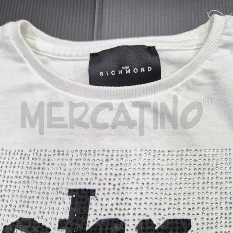 T SHIRT BIMBA JHON RICHMOND BIANCA SCRITTA STRASS | Mercatino dell'Usato Cervia 3
