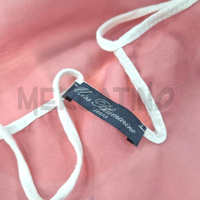 T SHIRT BIMBA MISS BLUMARINE SCHIENA ROSA DAVANTI BIANCA SCRITTA PAILLETTES | Mercatino dell'Usato Cervia 5