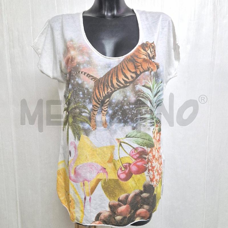 T SHIRT DONNA AJ ARMANI JEANS BIANCA  | Mercatino dell'Usato Cervia 1