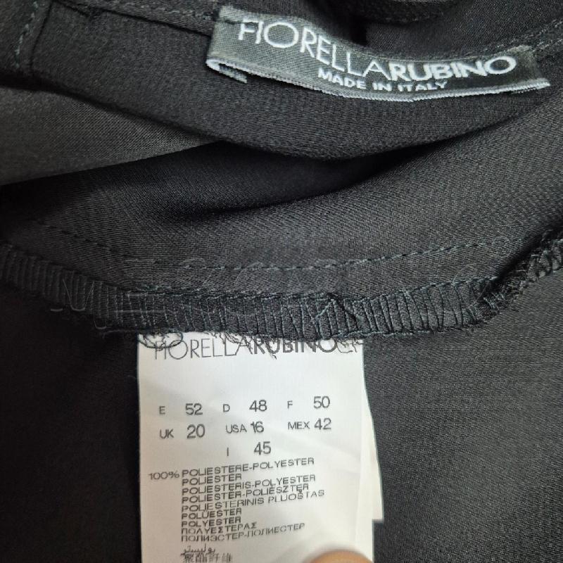 T SHIRT DONNA FIORELLA RUBINO NERA INSERTI VELATI | Mercatino dell'Usato Cervia 5