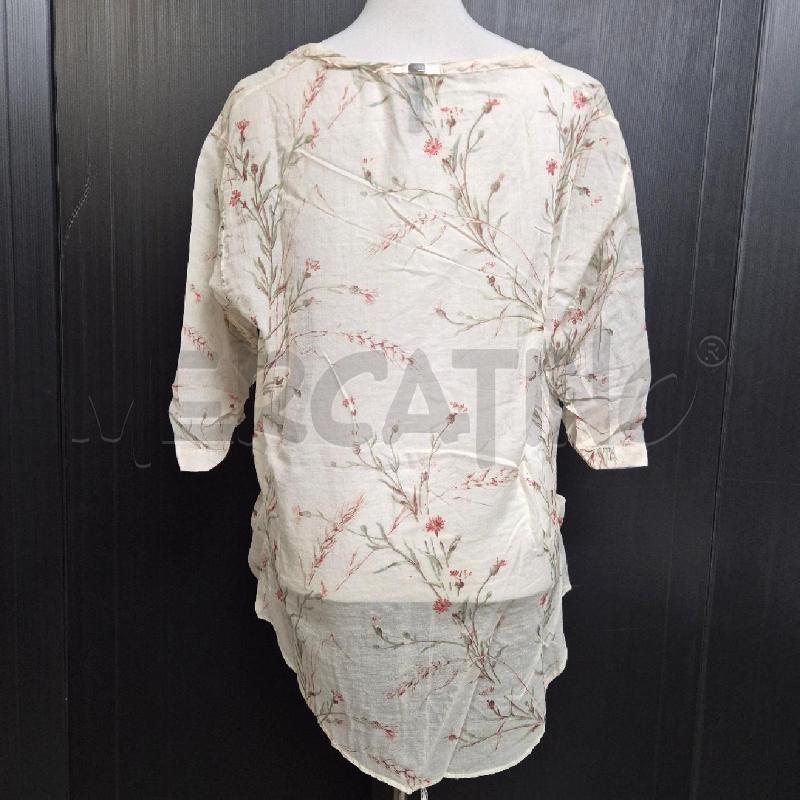 T SHIRT DONNA HIG PANNA FIORI | Mercatino dell'Usato Cervia 3