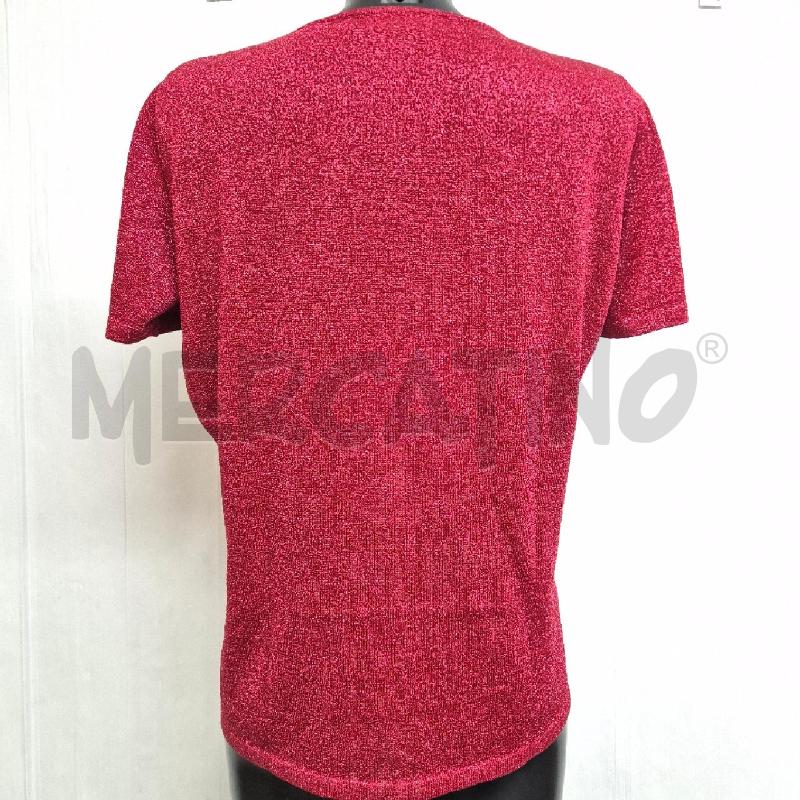 T SHIRT DONNA LUISA SPAGNOLI FRAGOLA LUREX | Mercatino dell'Usato Cervia 4