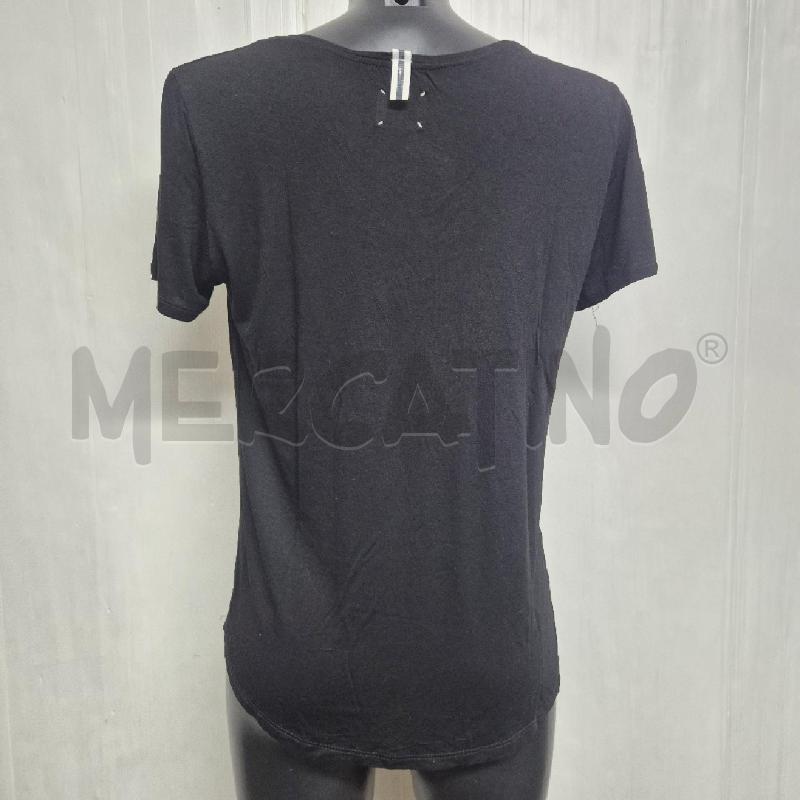 T SHIRT DONNA MERCI NERA  | Mercatino dell'Usato Cervia 4