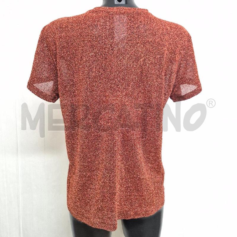 T SHIRT DONNA MILLE968 BRONZO LUREX  | Mercatino dell'Usato Cervia 4