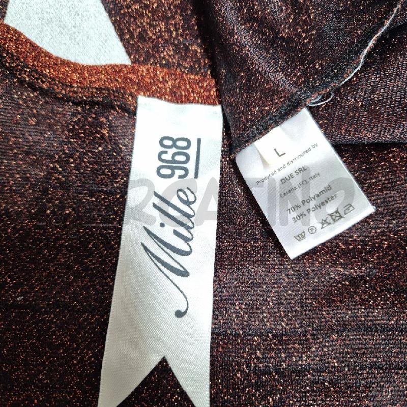 T SHIRT DONNA MILLE968 BRONZO LUREX  | Mercatino dell'Usato Cervia 5