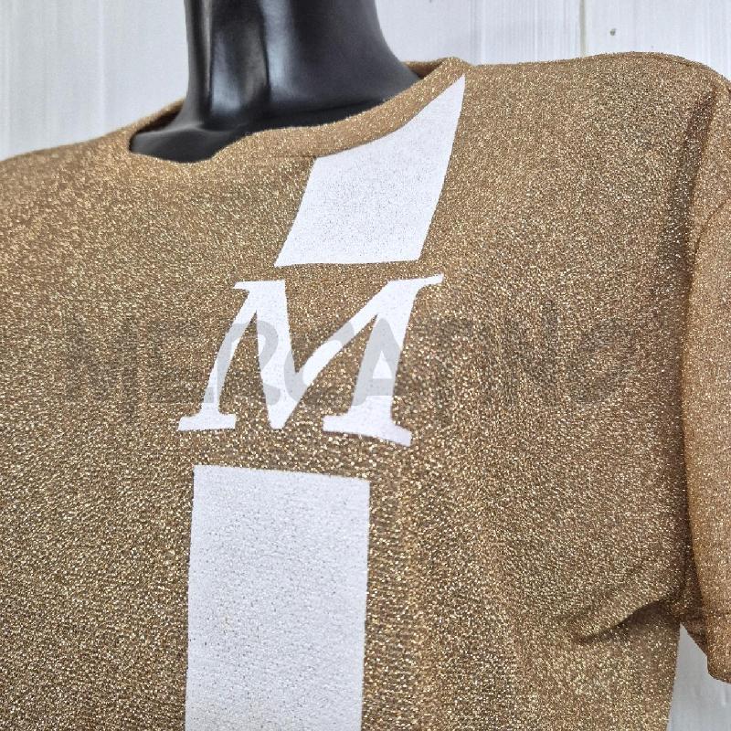 T SHIRT DONNA MILLE 968 SABBIA LUREX | Mercatino dell'Usato Cervia 2