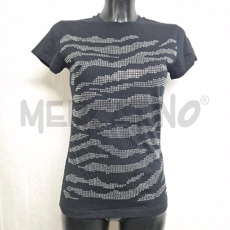 T SHIRT DONNA PAROSH NERA STRASS | Mercatino dell'Usato Cervia 1