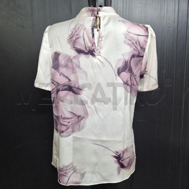T SHIRT DONNA RINASCIMENTO FIORI FUCSIA VIOLA | Mercatino dell'Usato Cervia 4
