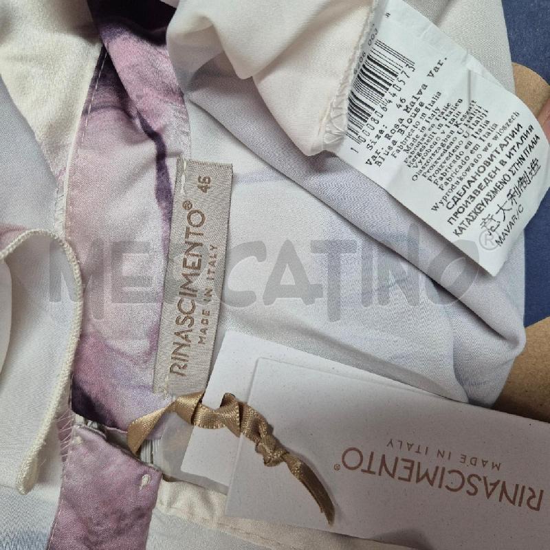 T SHIRT DONNA RINASCIMENTO FIORI FUCSIA VIOLA | Mercatino dell'Usato Cervia 5