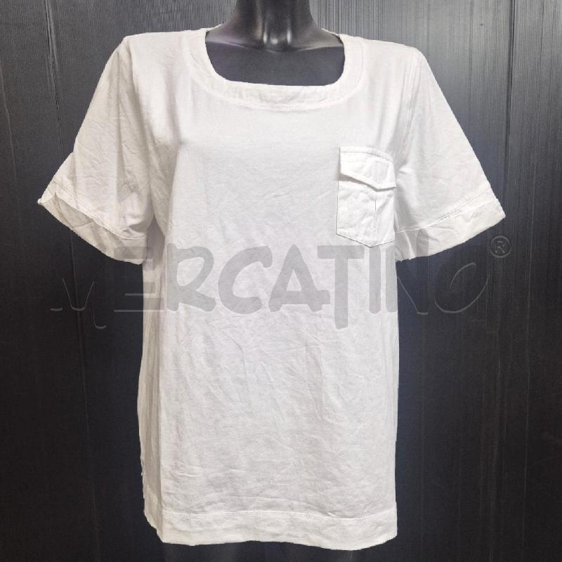 T SHIRT DONNA TAVIANI BIANCA TASCHINO LATO SINISTRO | Mercatino dell'Usato Cervia 1
