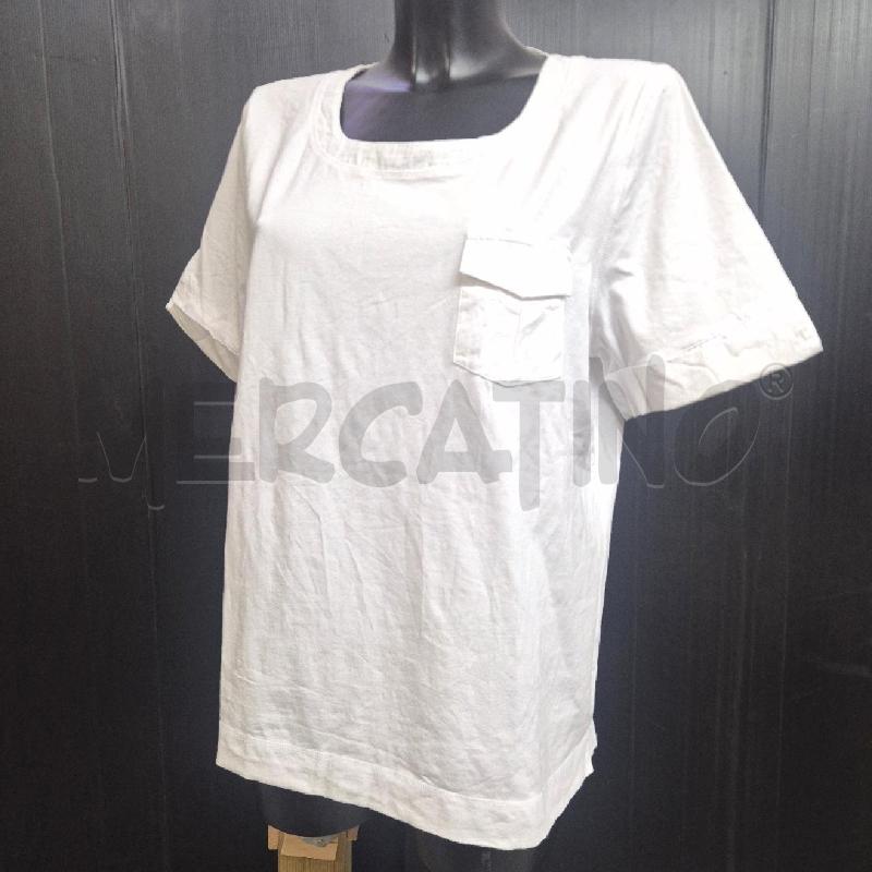 T SHIRT DONNA TAVIANI BIANCA TASCHINO LATO SINISTRO | Mercatino dell'Usato Cervia 3