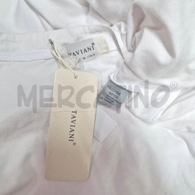 T SHIRT DONNA TAVIANI BIANCA TASCHINO LATO SINISTRO | Mercatino dell'Usato Cervia 5