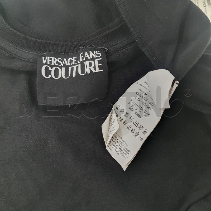 T SHIRT UOMO VERSACEJEANS COUTURE NERA | Mercatino dell'Usato Cervia 5