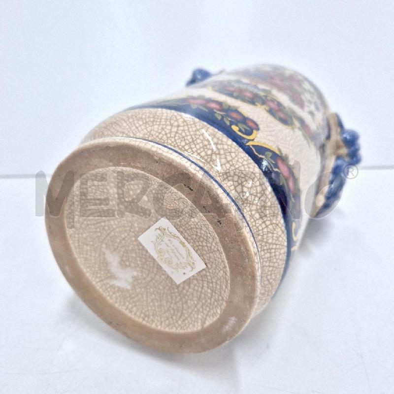 VASO A BOTTIGLIA BEIGE FRUTTA CON MANICO BLU  | Mercatino dell'Usato Cervia 5