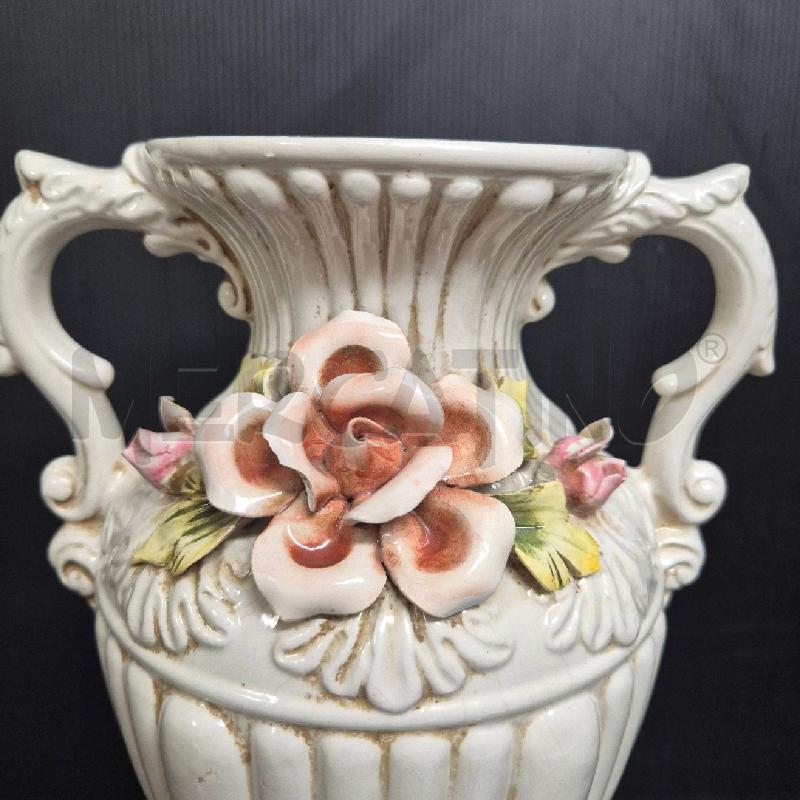 VASO BASSANO BIANCO FIORI | Mercatino dell'Usato Cervia 2