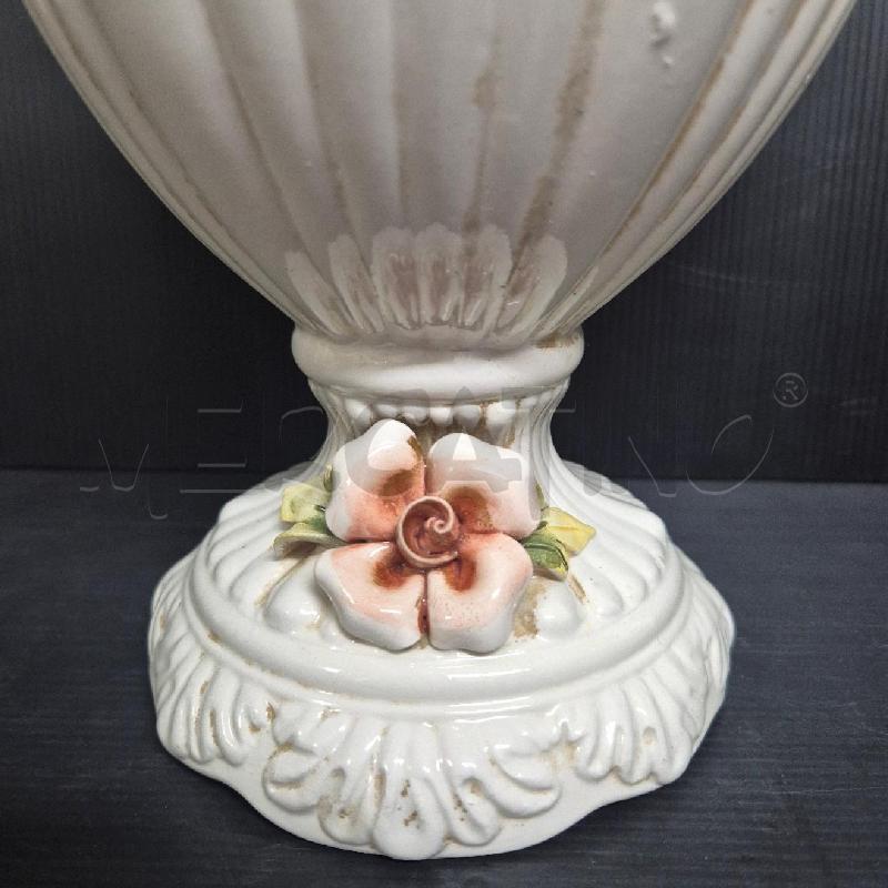 VASO BASSANO BIANCO FIORI | Mercatino dell'Usato Cervia 3