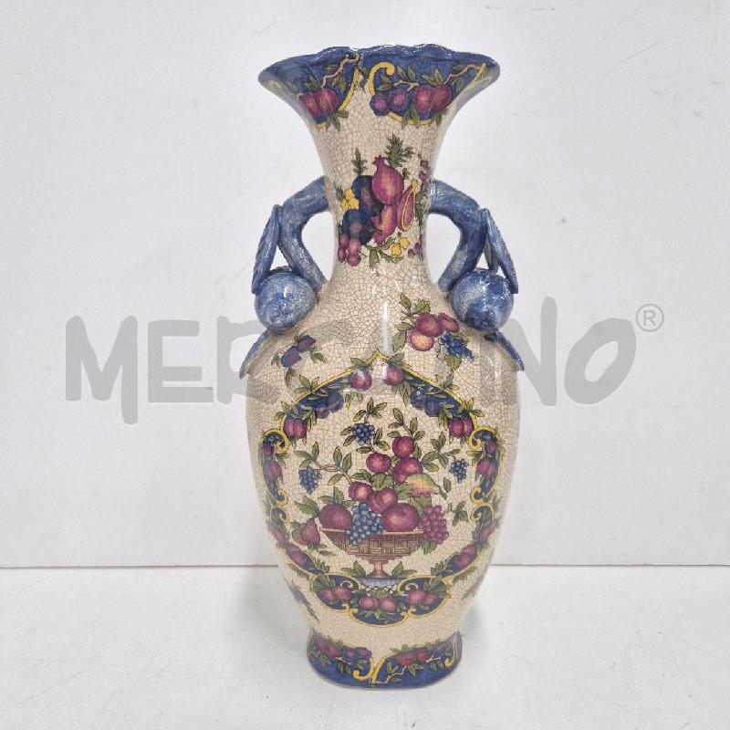 VASO BEIGE CRACLE FRUTTI+BLU | Mercatino dell'Usato Cervia 1
