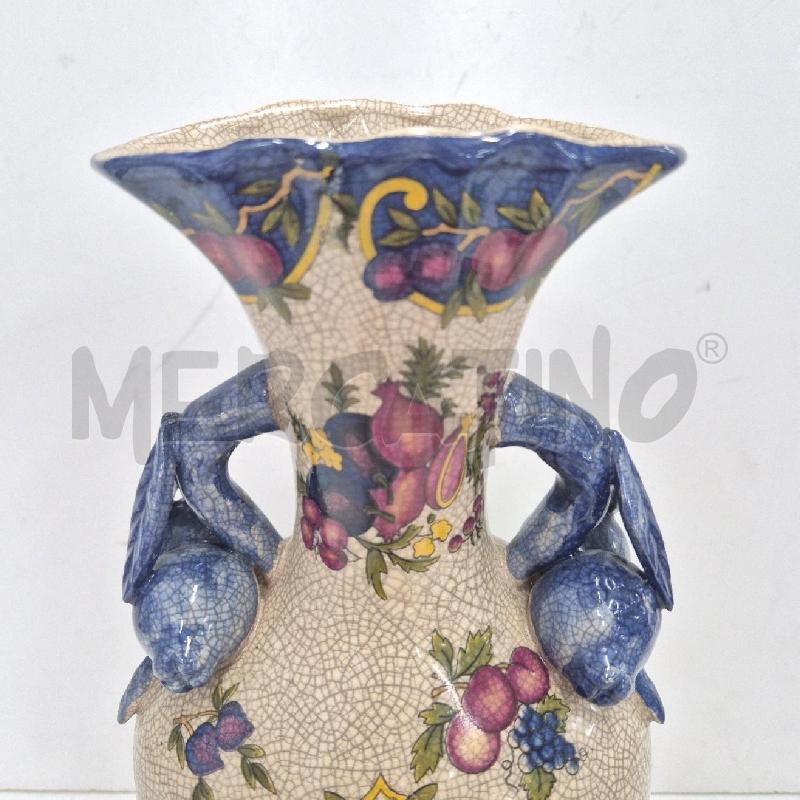 VASO BEIGE CRACLE FRUTTI+BLU | Mercatino dell'Usato Cervia 2