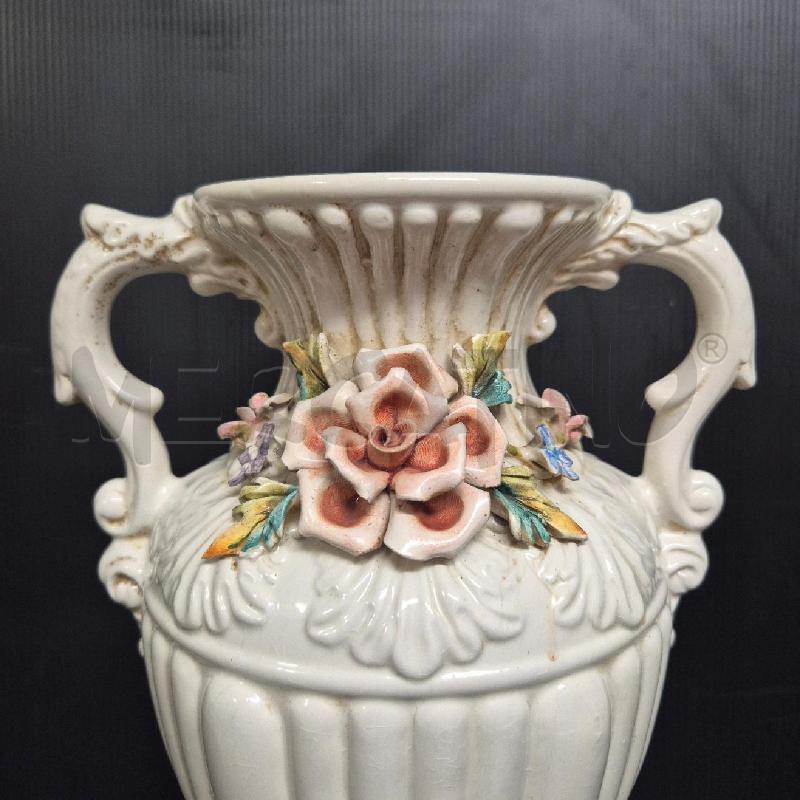 VASO BIANCO BASSANO FIORI | Mercatino dell'Usato Cervia 2