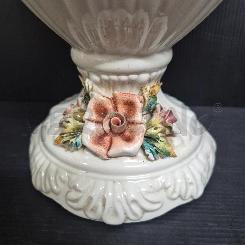 VASO BIANCO BASSANO FIORI | Mercatino dell'Usato Cervia 3
