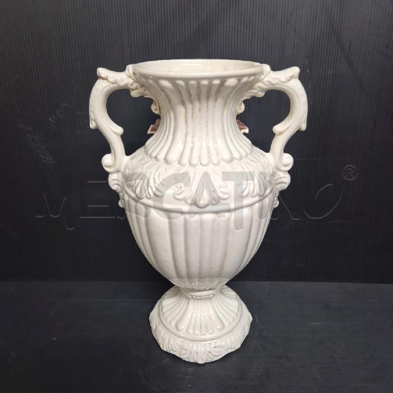 VASO BIANCO BASSANO FIORI | Mercatino dell'Usato Cervia 4