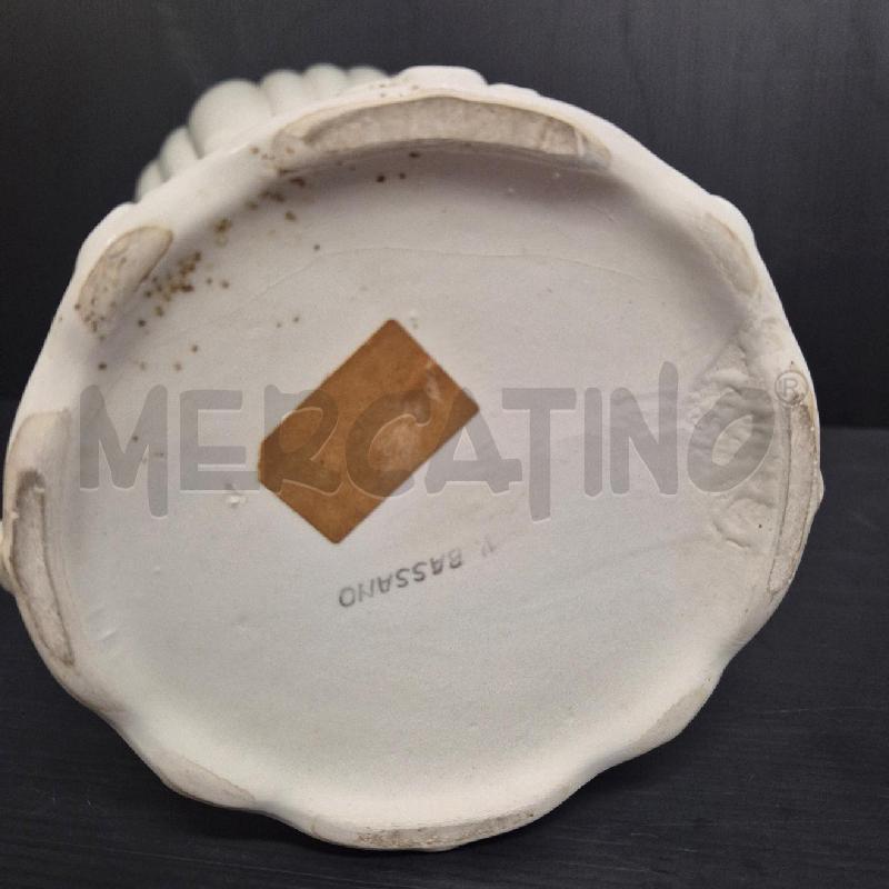 VASO BIANCO BASSANO FIORI | Mercatino dell'Usato Cervia 5