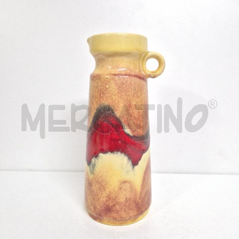 VASO CERAMICA GIALLO SFUMATO CON MANICO | Mercatino dell'Usato Cervia 1