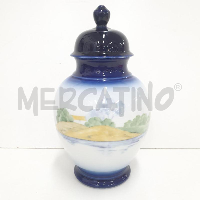 VASO+COP PORC BLU SFUMATA PAESAGGIO TIRSCHENREUTH | Mercatino dell'Usato Cervia 1