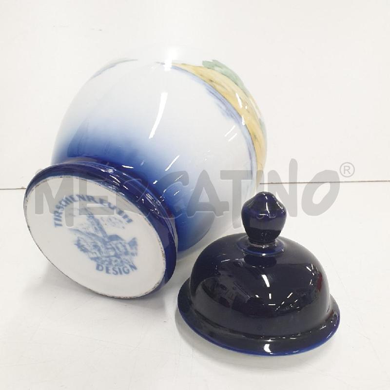 VASO+COP PORC BLU SFUMATA PAESAGGIO TIRSCHENREUTH | Mercatino dell'Usato Cervia 5