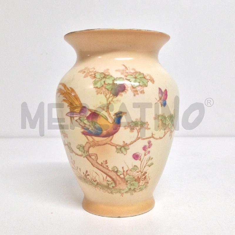 VASO CROWN DUCAL WARE ARANCIONE SFUMATO FIORI | Mercatino dell'Usato Cervia 4