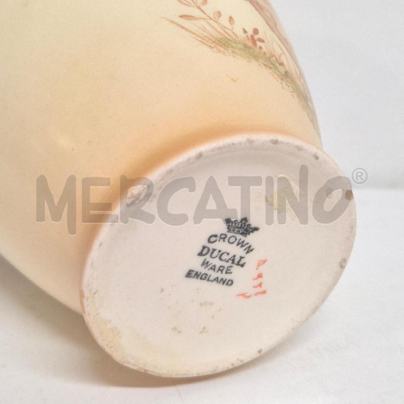 VASO CROWN DUCAL WARE ARANCIONE SFUMATO FIORI | Mercatino dell'Usato Cervia 5