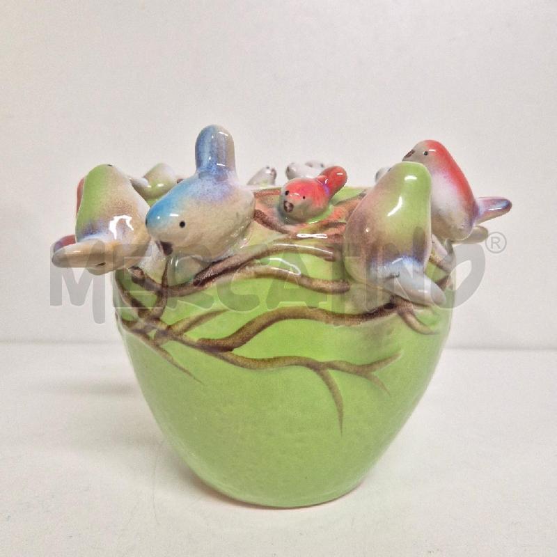 VASO DES POTS VERDE UCCELLINI H13 | Mercatino dell'Usato Cervia 3