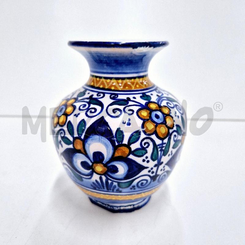 VASO FAENZA C.C.M DECORO ANTICO VARI SBECCHI | Mercatino dell'Usato Cervia 1