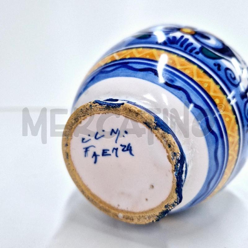 VASO FAENZA C.C.M DECORO ANTICO VARI SBECCHI | Mercatino dell'Usato Cervia 5